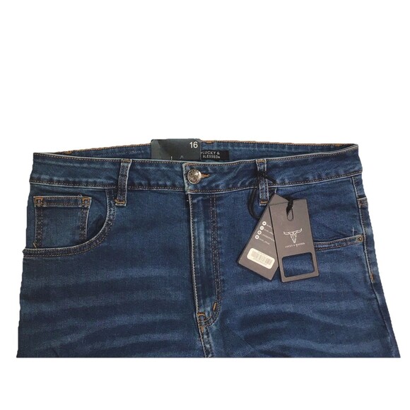 Luck &Blessed Jeans,Designed In Dallas, Size 16 - Picture 2 of 3